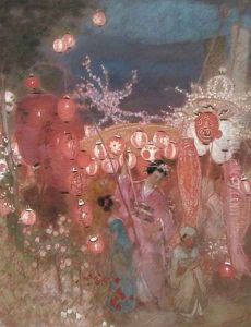 Japanese Lanterns, 1910 by William Shackleton