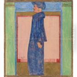 Stehende Frau Im Profil (standing Woman In Profile)