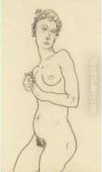Stehender Akt (standing Nude) - view 1