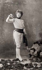 Sarah Bernhardt 1844-1923 in LAiglon by Edmond Rostand 1868-1918 by Sabourin