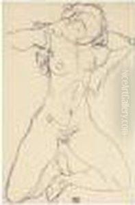 Frauenakt (female Nude) by Egon Schiele
