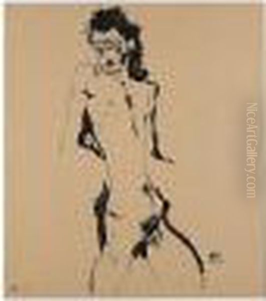 Male Nude (self Portrait) I (kallir 1b) - view 1