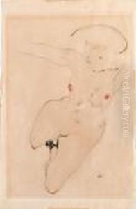 Weiblicher Akt by Egon Schiele