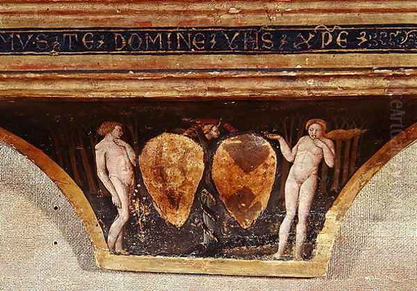 Adam and Eve, from The Virgin of Humility with Angels and Saints, c.1440 - view 1
