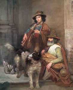 Travelling Italian Musicians by Aleksander Stankiewicz