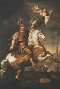 John III at the Battle of Vienna by Jerzy Eleuter Szymonowicz-Siemiginowski