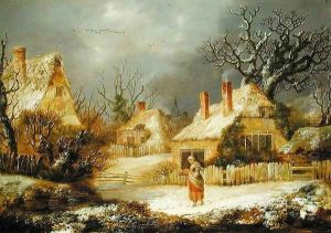 A Winter Landscape by George, of Chichester Smith