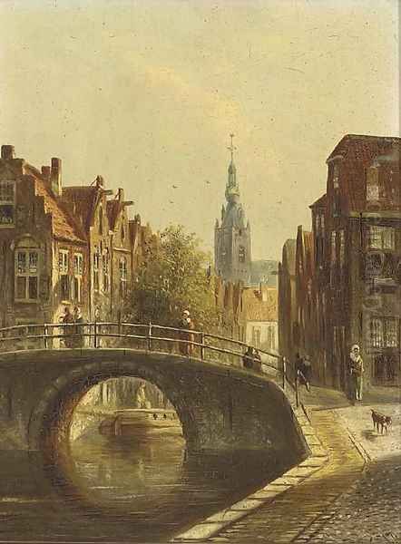 A Dutch town in summer - view 1