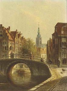 A Dutch town in summer