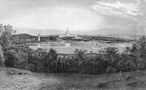 Washington from Arlington Heights, engraved by Robert Hinshelwood 1812-c.1875 1872 by William Ludlow Sheppard