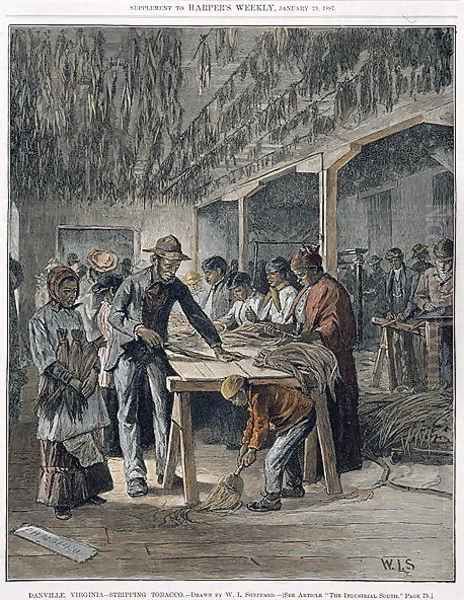 Stripping tobacco, Danville, 1883 - view 1