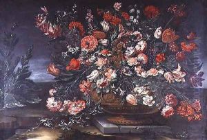 Still Life of Flowers by Andrea Scacciati I