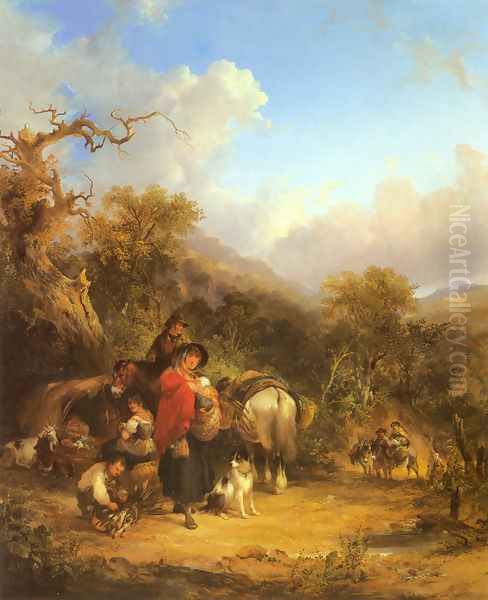 A Rest by the Roadside - view 1
