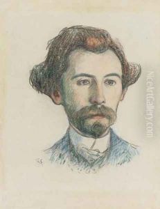 Portrait d' Emile Bernard by Claude Emile Schuffenecker