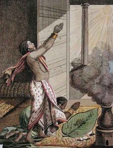 Pongol festival, India, from Voyage aux Indes, Orientales et la Chine, by Pierre Sonnerat, engraved by Poisson, published 1782 by Pierre Sonnerat