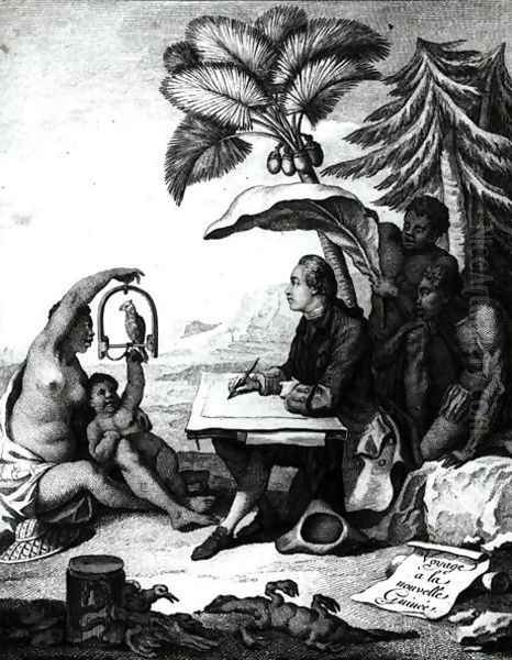 Pierre Sonnerat Drawing a Bird, from Voyage a la Nouvelle-Guinee, engraved by Marie Therese Martinet b.1731 1776 - view 1