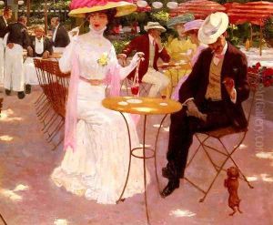 Au Cafe (At the Café) by Aime Stevens