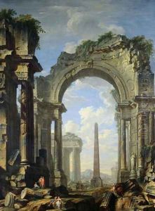Landscape with Ruins by Giovanni Niccolo Servandoni