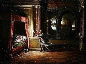 Aeneas rescuing Anchises from burning Troy, 1605 Aeneas rescuing Anchises from burning Troy, 1605