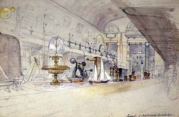 Interior of the Regent Street Polytechnic, c.1847 - view 1