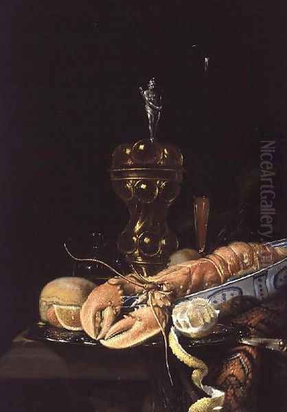 A Still Life with a Lobster in a Delft Bowl - view 1