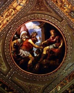 Allegory of the Empire, from the ceiling of the library, 1556