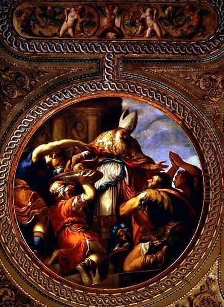 Allegory of the Priesthood, from the ceiling of the library, 1556 - view 1