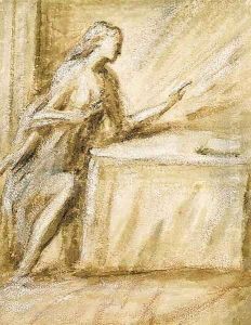 The Virgin Annunciate by Andrea Schiavone