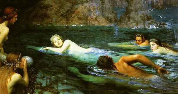 A Race with Mermaids and Tritons - view 1