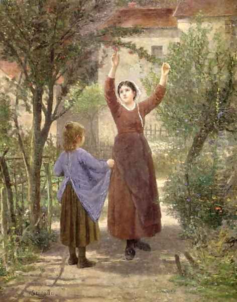 Picking Cherries - view 1