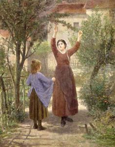 Picking Cherries by Paul Seignac
