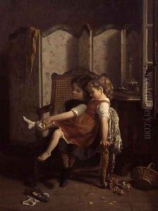 The Young Nursemaid by Paul Seignac