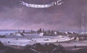 View of Danzig Gdansk in Winter