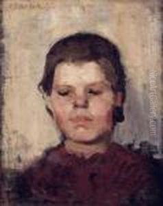 Portrait De Jeune Fille by Helene Schjerfbeck