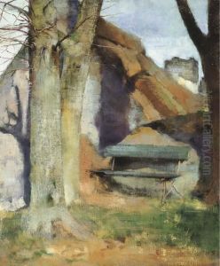 Shadow On The Wall (skuggan Pa Muren) by Helene Schjerfbeck