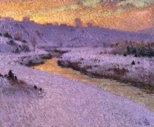 Stream in Winter by Marc Aurele de Roy Suzor-Cote