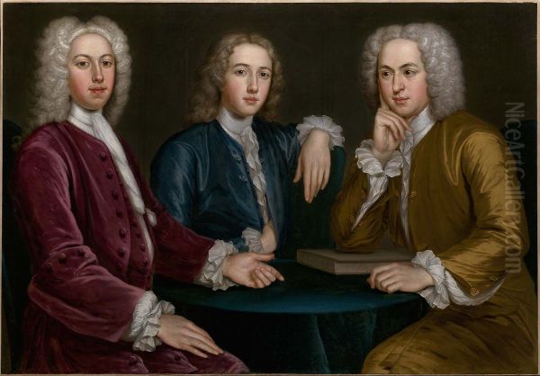 Daniel, Peter, and Andrew Oliver - view 1