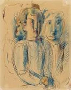 Drei Kinder by Oskar Schlemmer