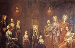 Sir Francis Grand and His Family by John Smibert