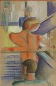 Les Passants (quatre Figures) by Oskar Schlemmer