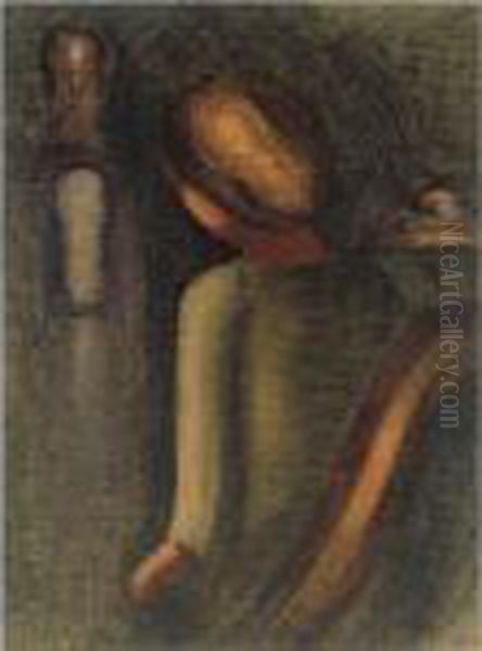 Sitzende Und Zwei Figuren (seated Woman And Two Figures) - view 1