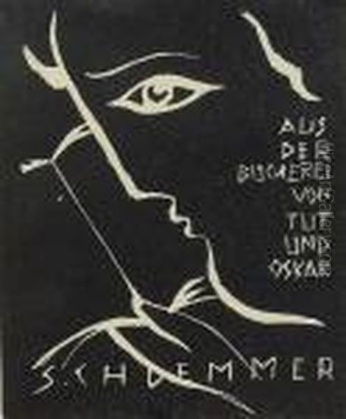 Ex Libris, Tut Und Oskar Schlemmer. - view 1
