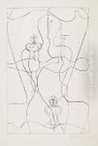 Figurenplan<</b> by Oskar Schlemmer