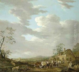 Autumn Landscape by Jacob van Strij
