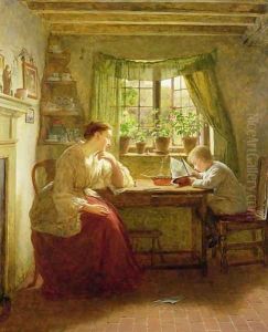 Musing on the Future, 1874 by George Smith