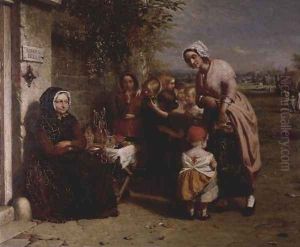 Temptation The Fruit Stall by George Smith