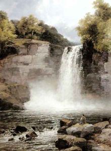 Ruthven Falls, North Wales by John Brandon Smith