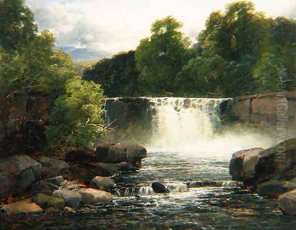 Waterfall on the Lesser Neath - view 1