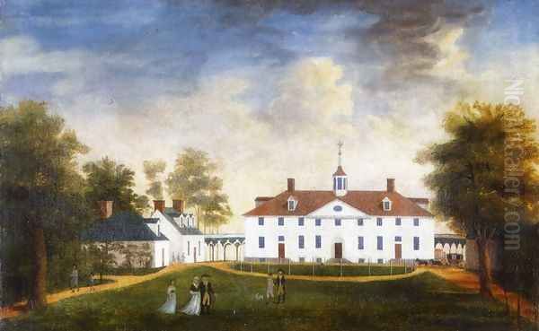 Mount Vernon from the Carriage Entrance - view 1