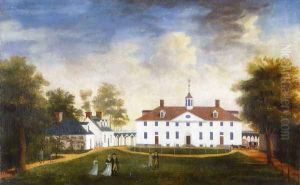 Mount Vernon from the Carriage Entrance by Edward Savage